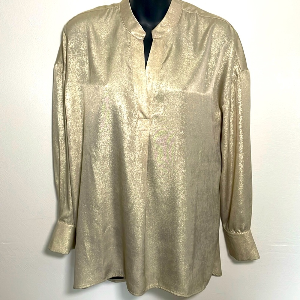 Soft Surroundings shirt gold